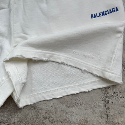 Balenciaga Shorts "White-Blue"