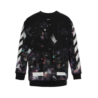 Off-White Galaxy Brushed Sweatshirt "Black"
