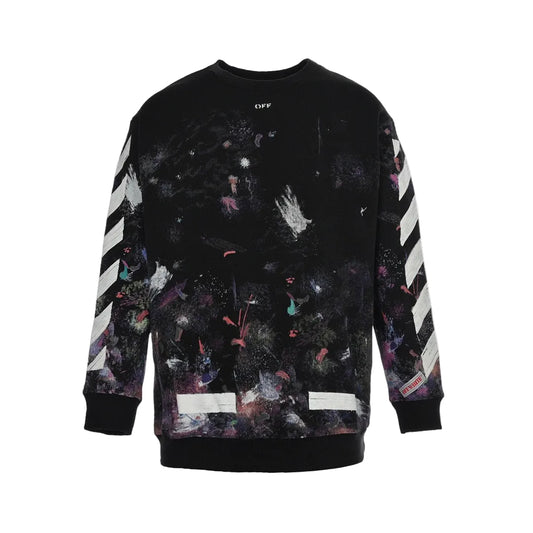 Off-White Galaxy Brushed Sweatshirt "Black"
