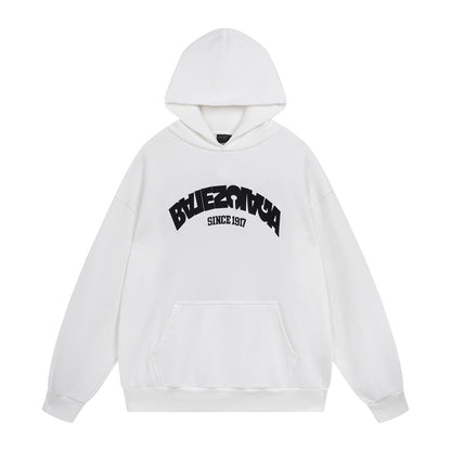 Balenciaga Round Backflip Hoodie "White-Black"