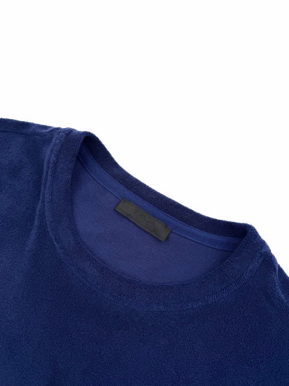 Prada Terry Towelling T-Shirt "Blue"