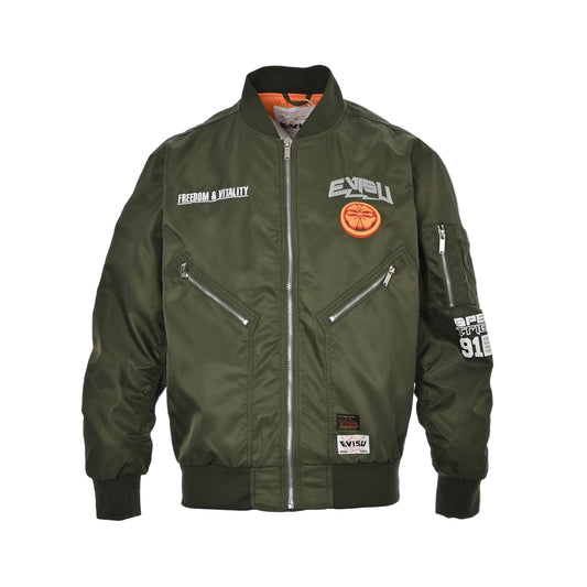 Evisu Bomber Jacket "Army Green"