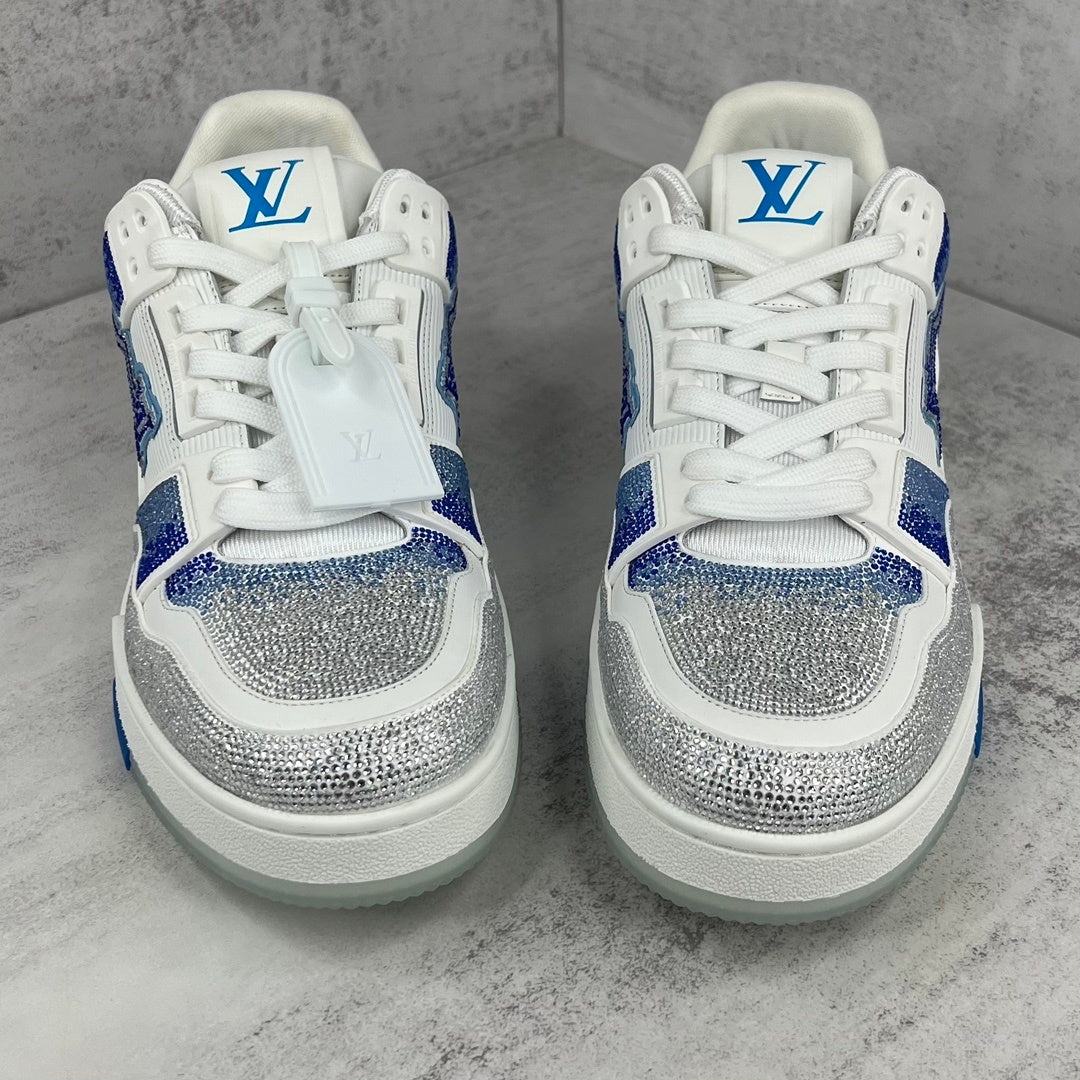 Louis Vuitton Trainers "Azur" Crystals