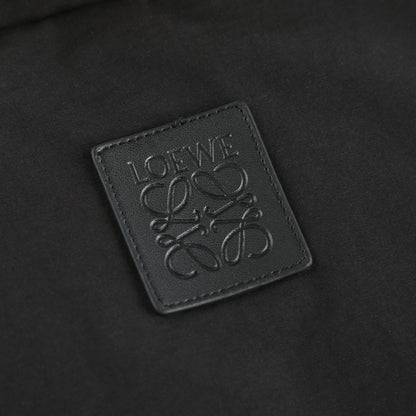 Loewe Shearling-Trimmed Down Jacket "Black"