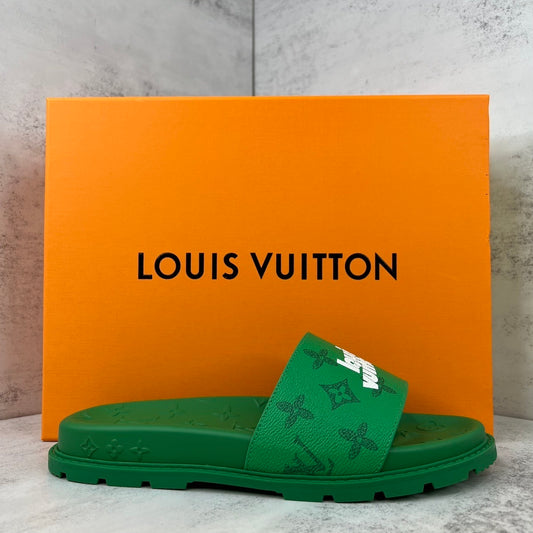 Louis Vuitton Slides "Green"