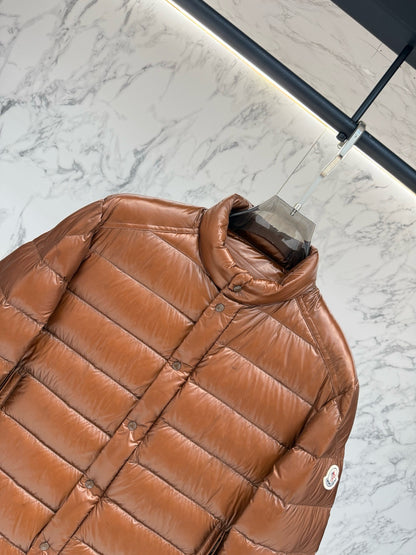 Moncler Selves Short Down Jacket "Brown"