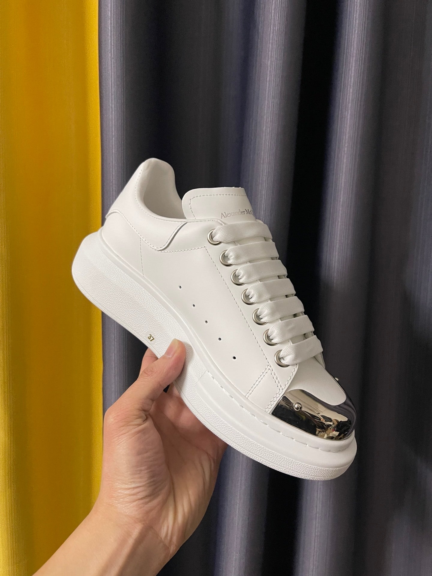 Alexander McQueen Oversized "White-Metal Toe"