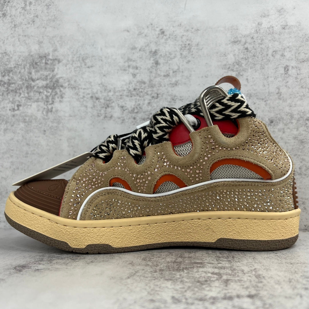 Lanvin Curb "Beige" Crystal