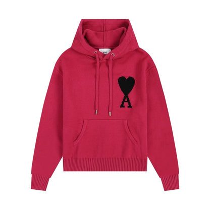 Ami Paris Ami De Coeur Hoodie "Pink"