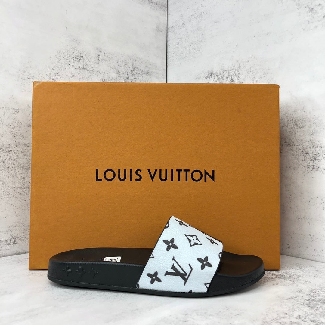 Louis Vuitton Slides "Black-White"