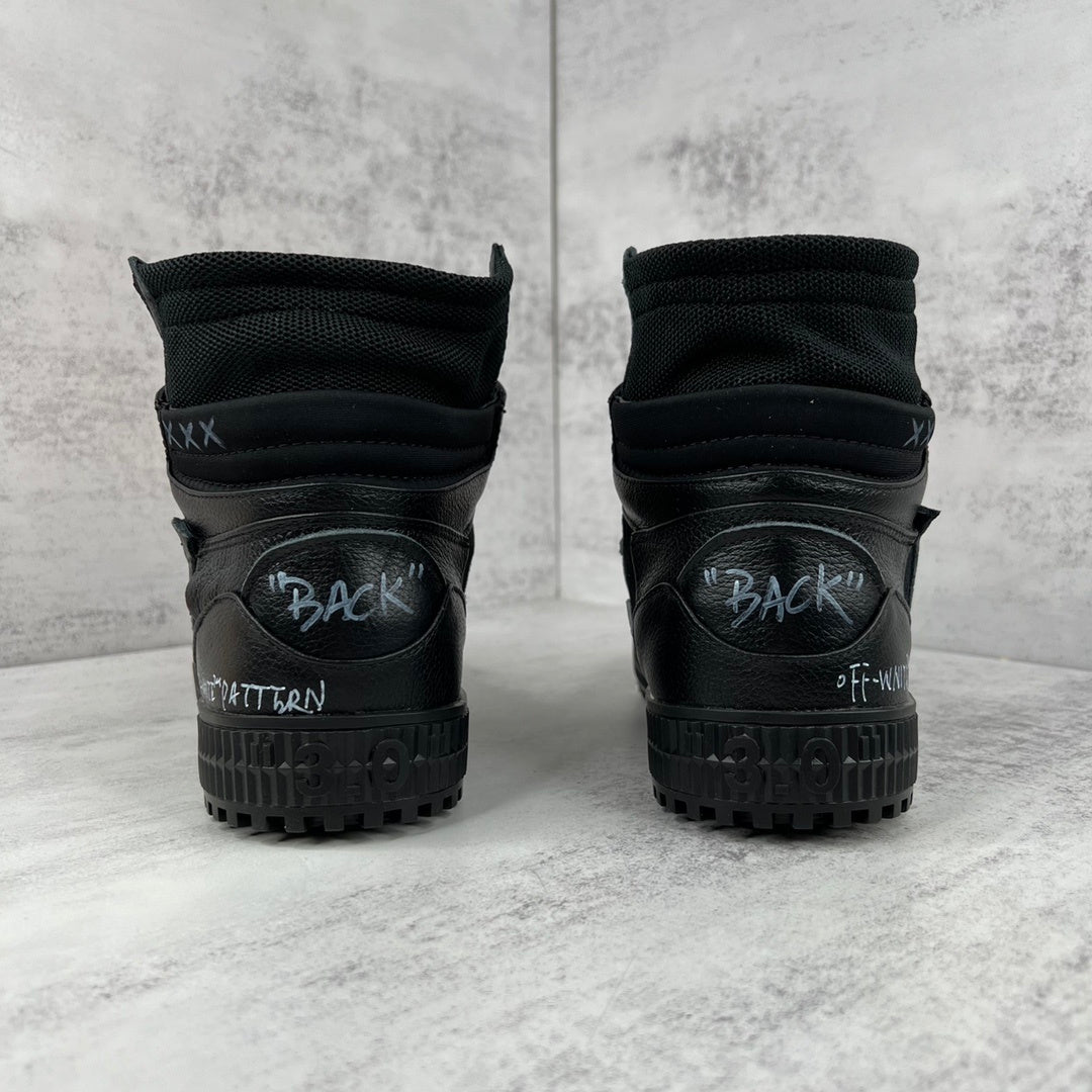 Off-White Off-Court High "Black Graffiti"