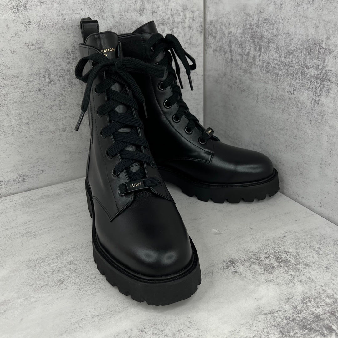 Louis Vuitton Territory Leather Boots "Black"