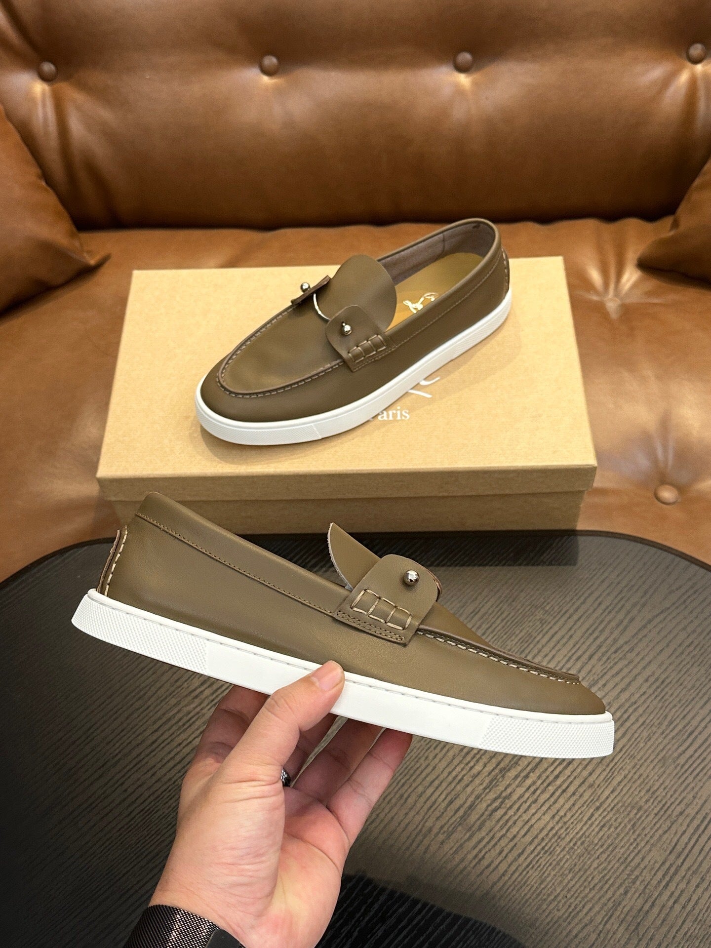 Christian Louboutin Chambeliboat "Brown"