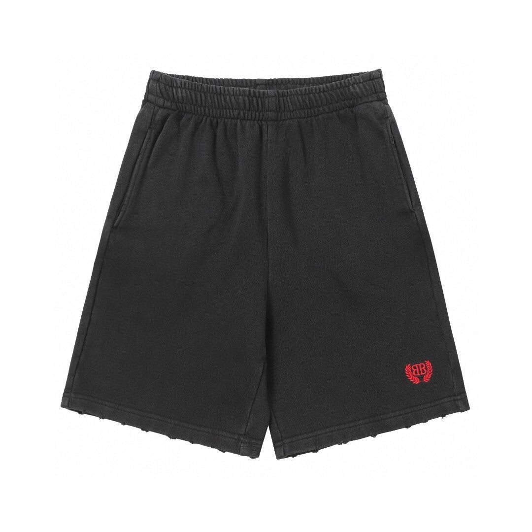 Balenciaga Shorts "Black-Red"