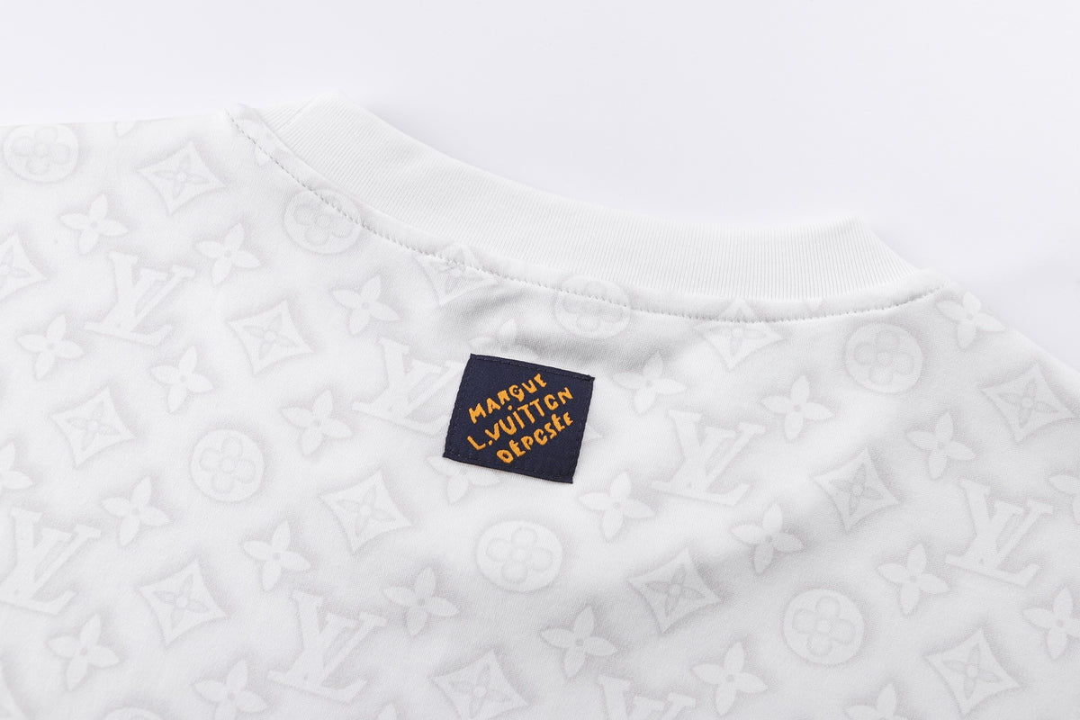 Louis Vuitton Monogram Short-Sleeved T-Shirt "Milky White"