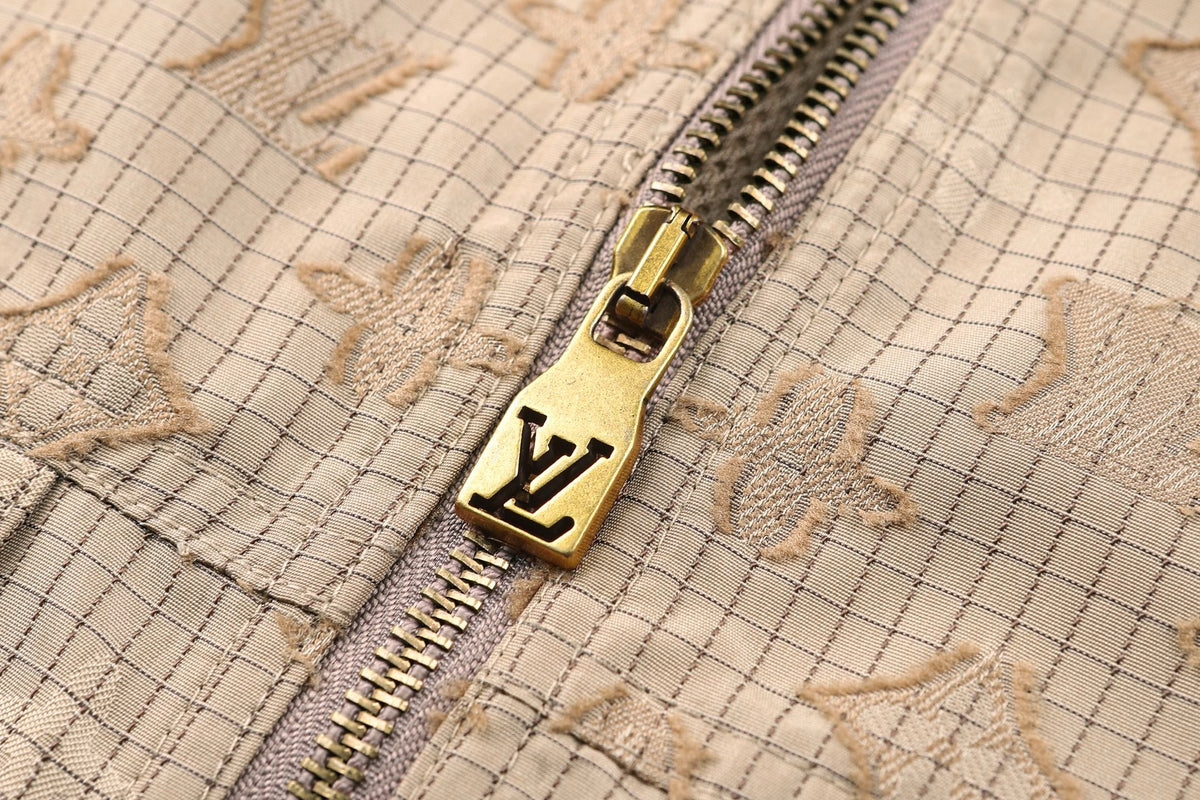 Louis Vutton Monogram Ripstop Zippered Overshirt "Sandy Beige"