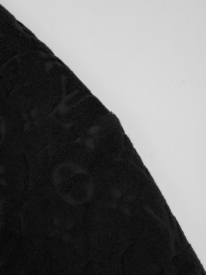 Louis Vuitton Monogram French Terry Zip-Through Hoodie "Black"