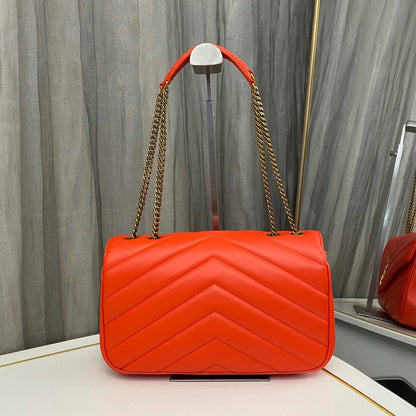 Saint Laurent Loulou Small Bag in Matelasse Lambskin