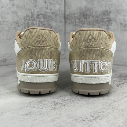 Louis Vuitton Trainers Velcro Strap "Beige"