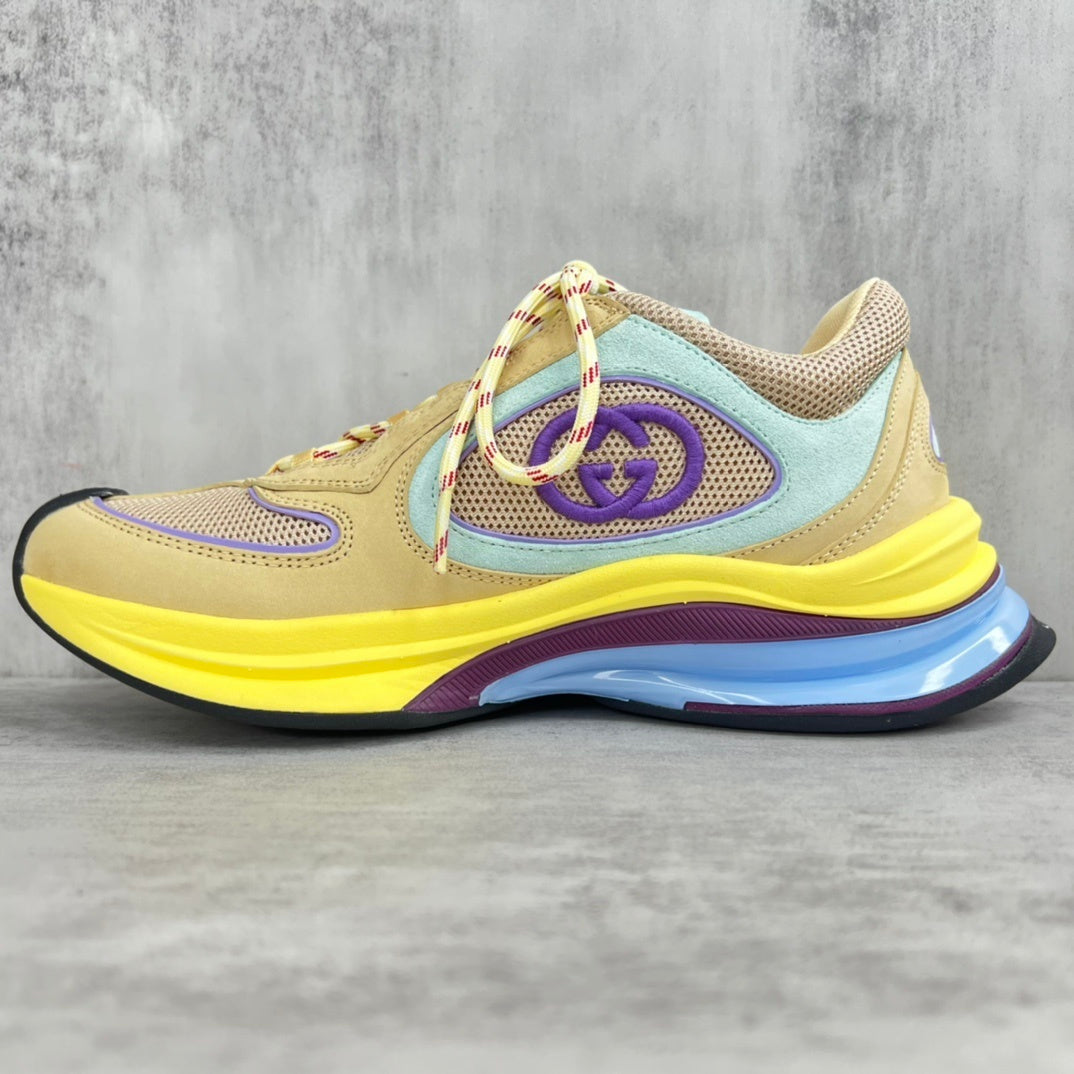 Gucci Run "Beige-Yellow-Purple"