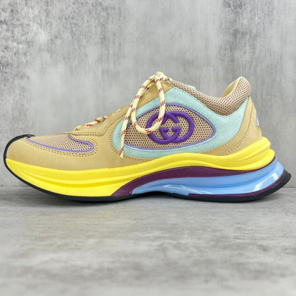 Gucci Run "Beige-Yellow-Purple"