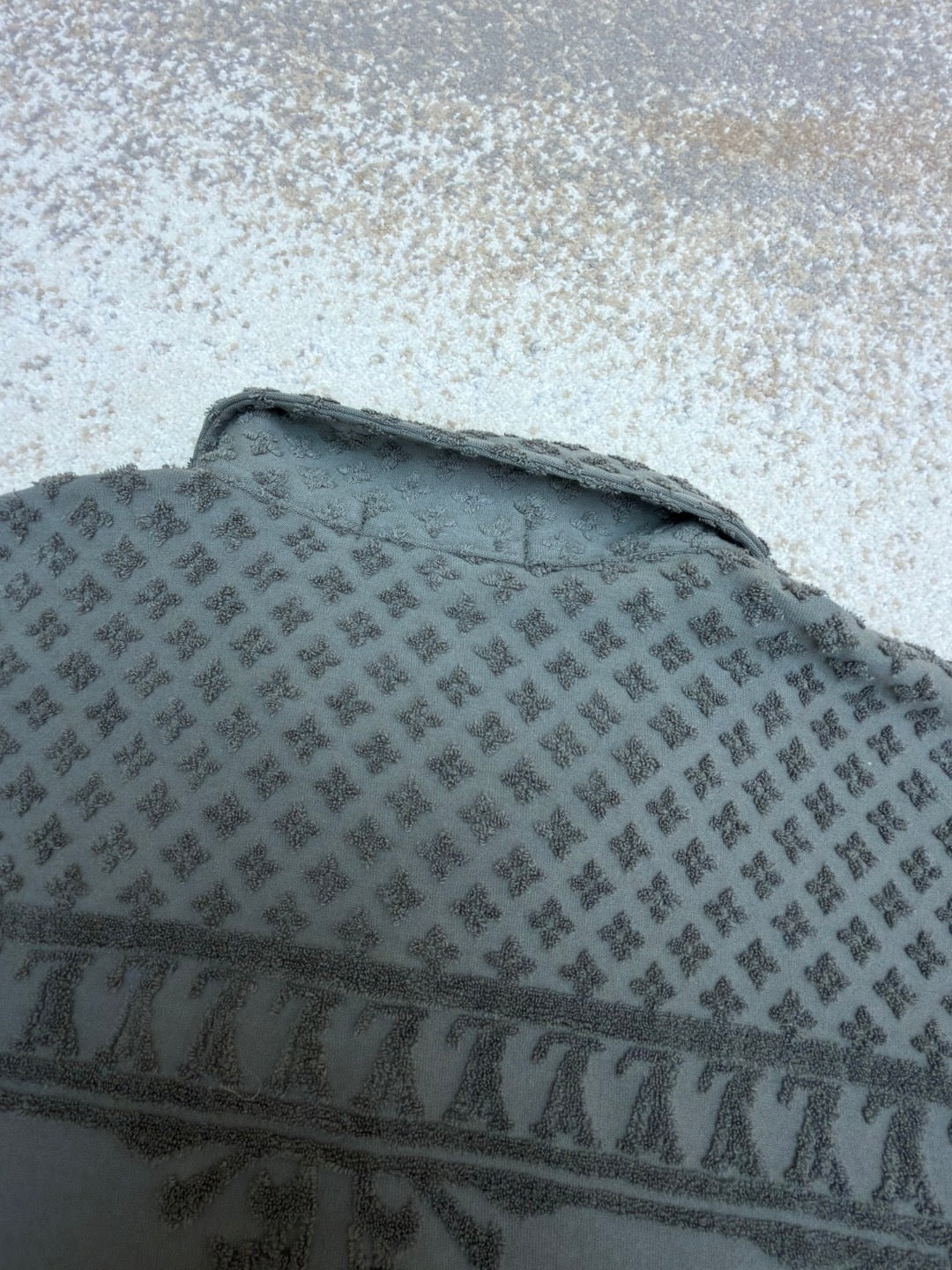 Louis Vuitton French Terry Jacquard Overshirt "New Sage"