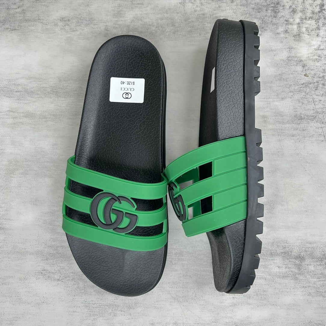 Gucci Slides "Green-Black"