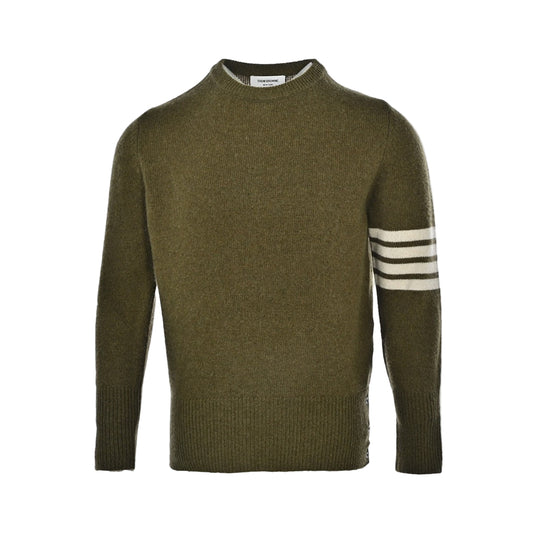 Thom Browne 4-Bar Sweater "Army Green"