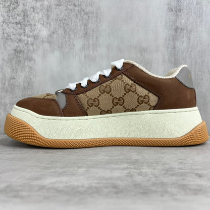 Gucci Screener Double "Beige-Brown Monogram"