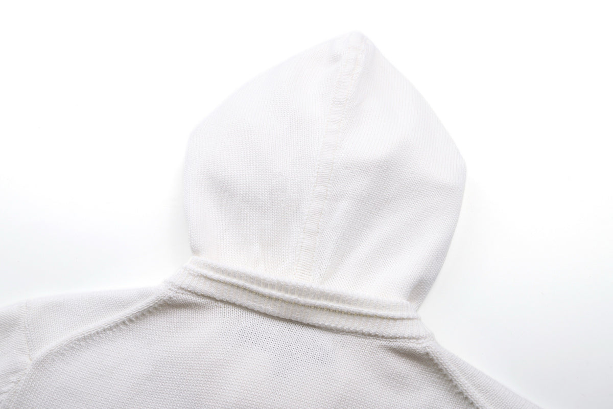 Louis Vuitton Knitted Summery Hoodie "Cloud White"