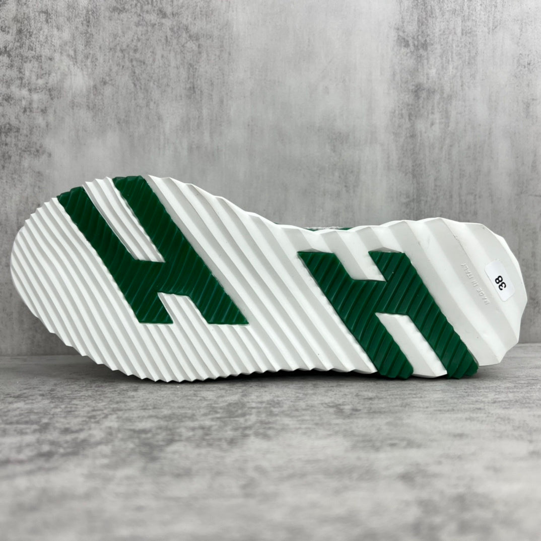 Hermes Bouncing Sneakers "Green-Grey-White"