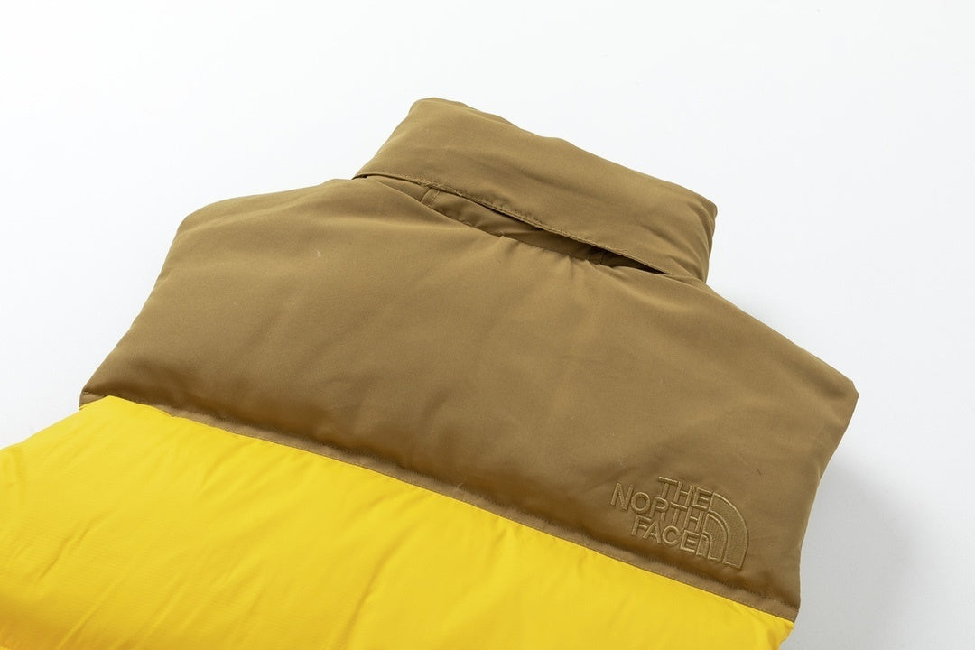 The North Face Nuptse 700 Down Vest "Yellow-Brown"