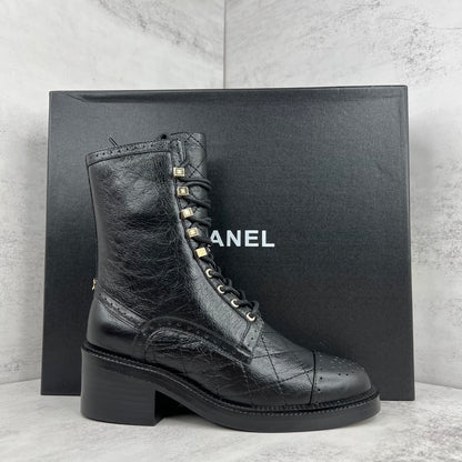 Chanel Leather Boots "Black"