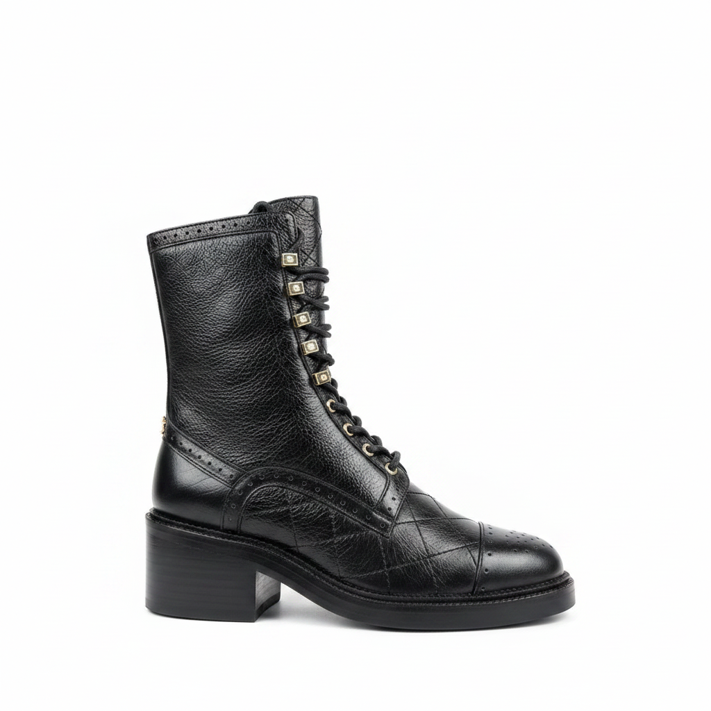 Chanel Leather Boots "Black"
