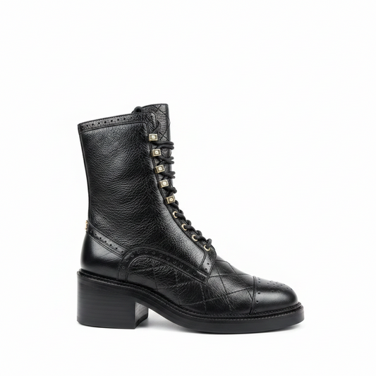 Chanel Leather Boots "Black"