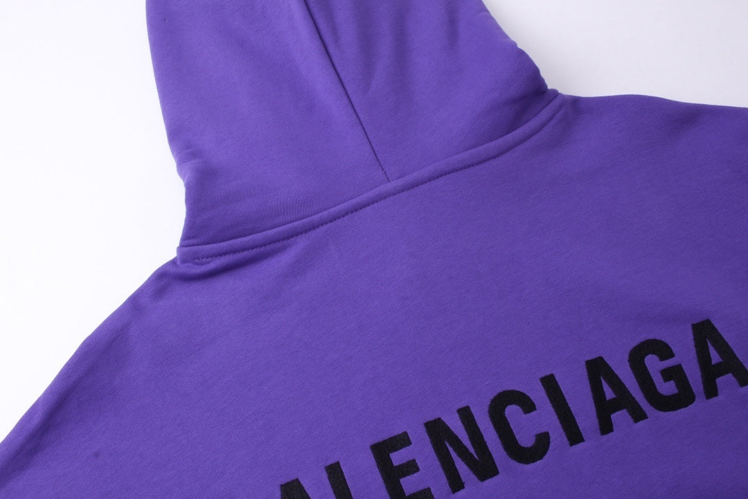 Balenciaga Hoodie "Purple-Black"