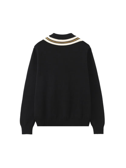 Gucci Bee V-Neck Sweater "Black"
