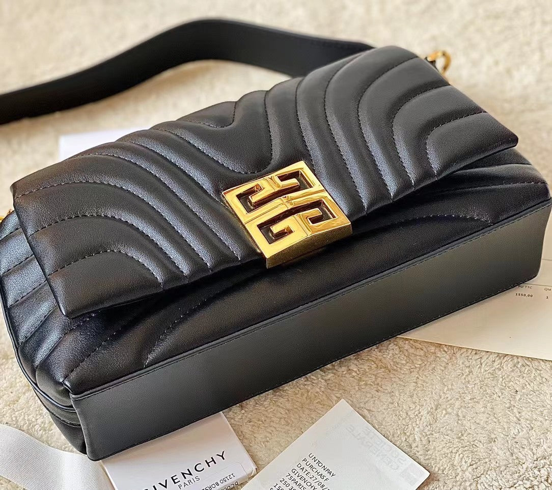 Givenchy Quilted Leather 4G Chain Shoulder Bag