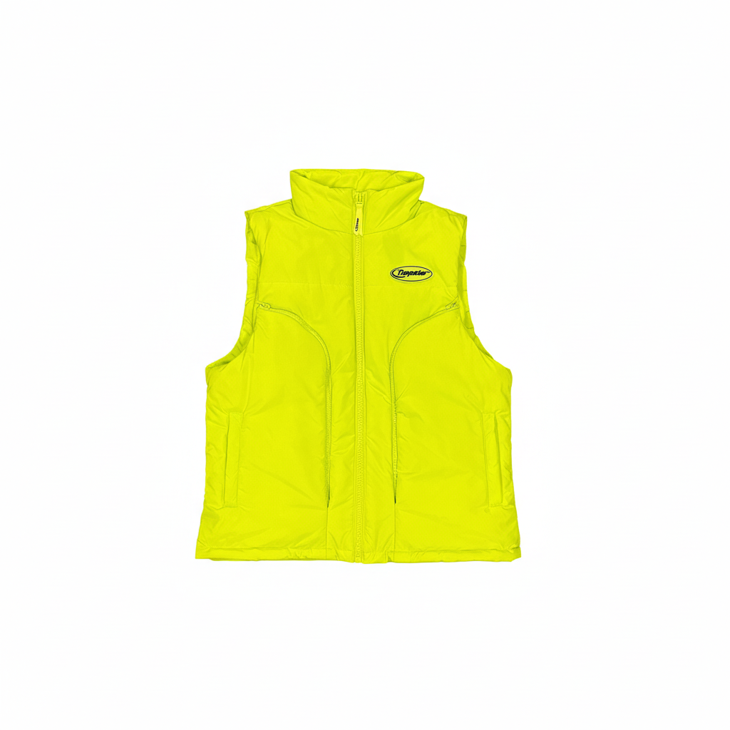 Trapstar Hyperdrive Down Vest "Lime-Black"