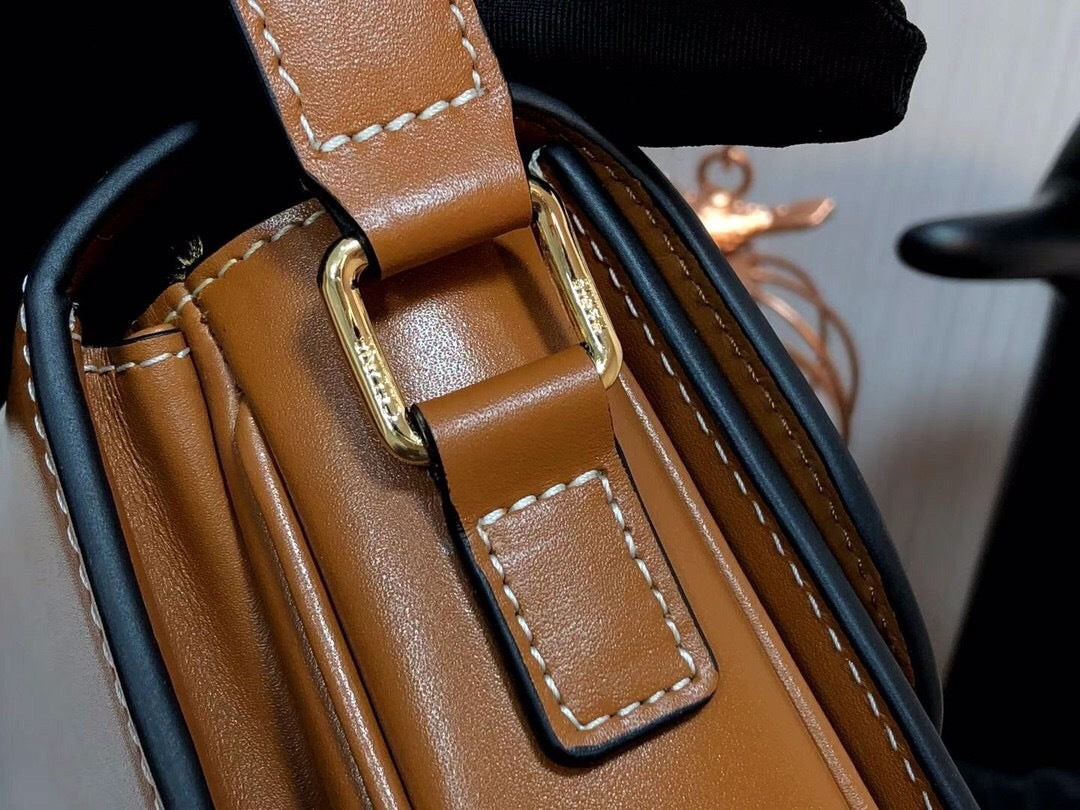 Celine Teen Triomphe Bag in Shiny Calfskin
