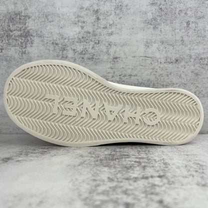 Chanel Double Strap "Beige-Black"