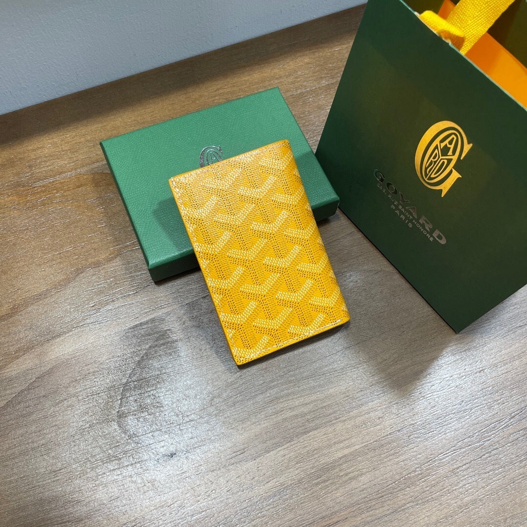 Goyard Saint-Pierre Card Wallet "Yellow"