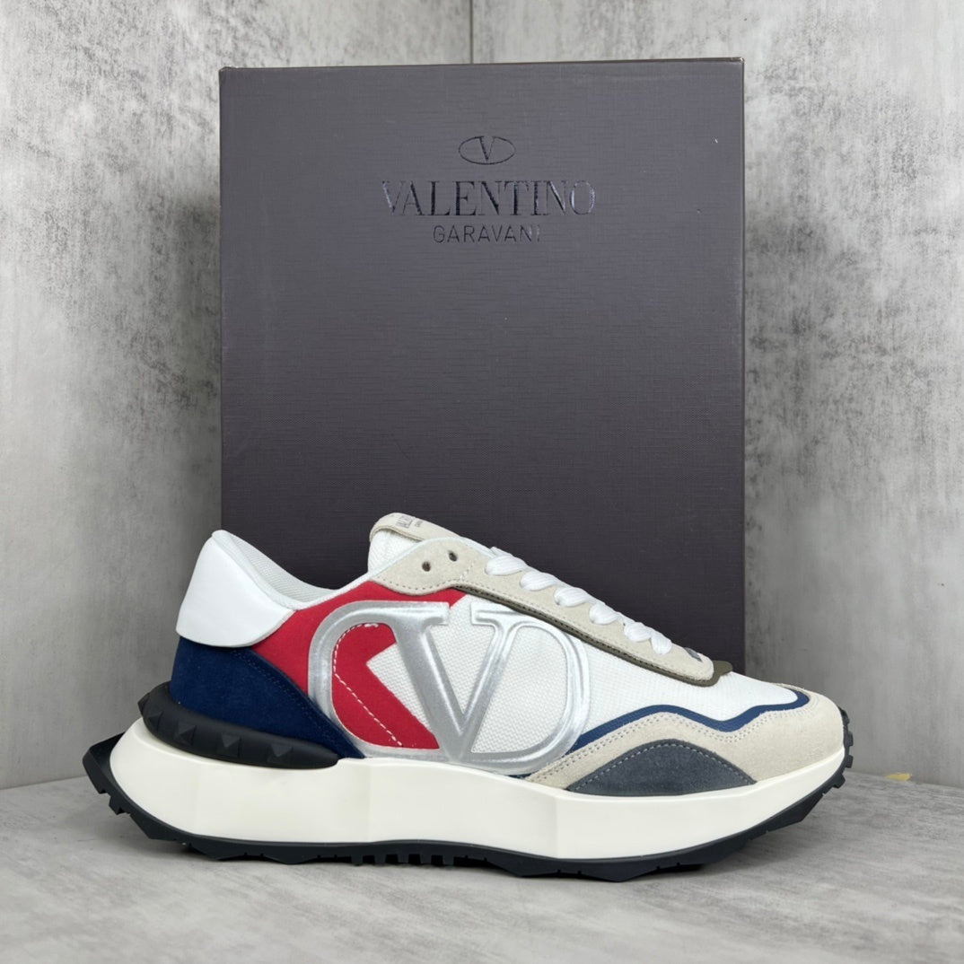 Valentino Garavani Netrunner "White-Red-Blue"