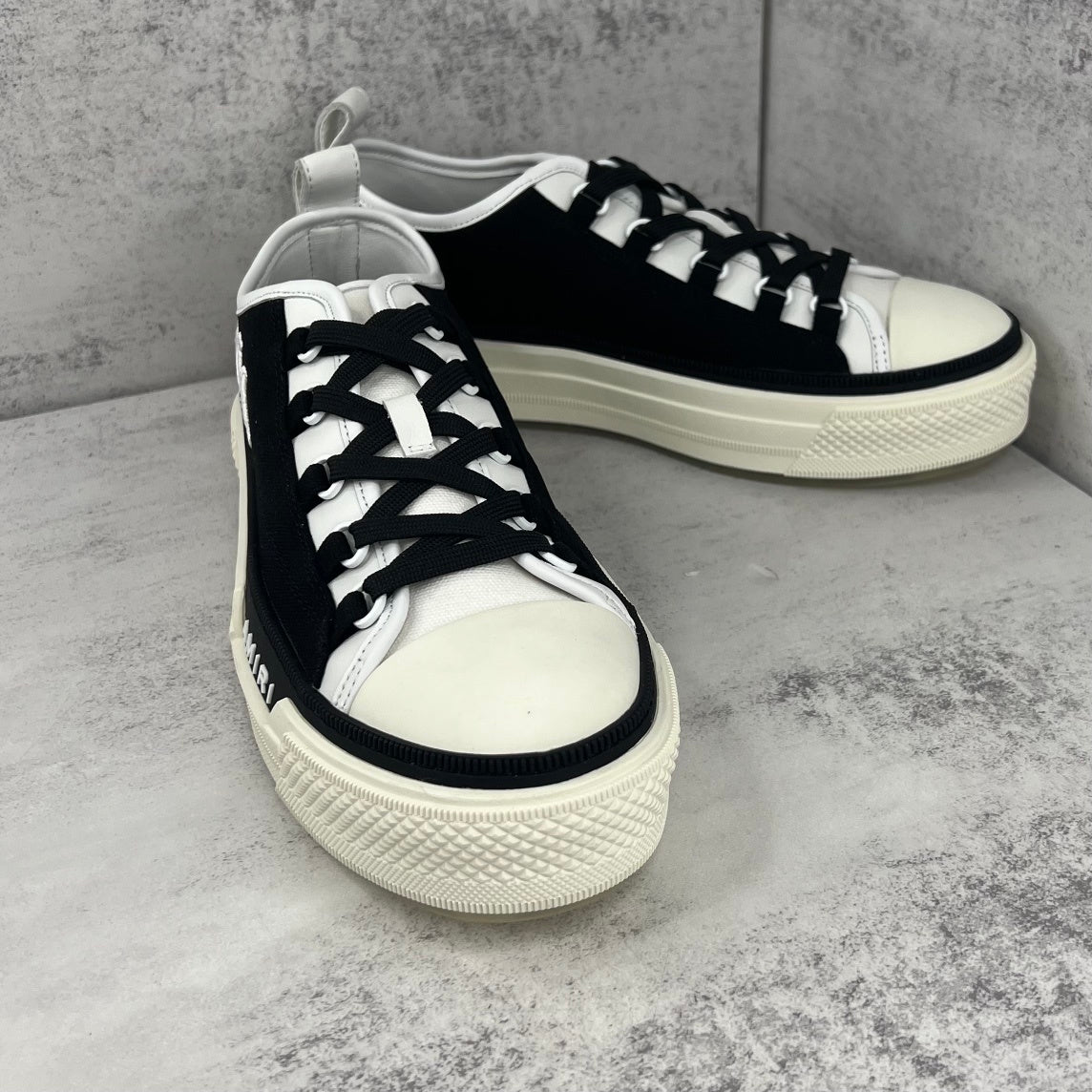 Amiri Court Low "Black-White"