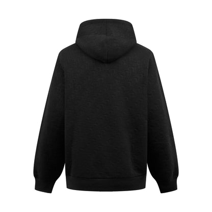 Dior Oblique Hooded Sweatshirt "Black Cotton-Blend Jersey"