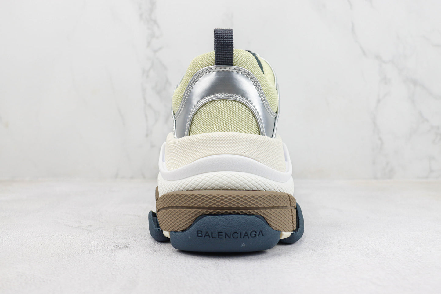Balenciaga Triple S "White-Silver"