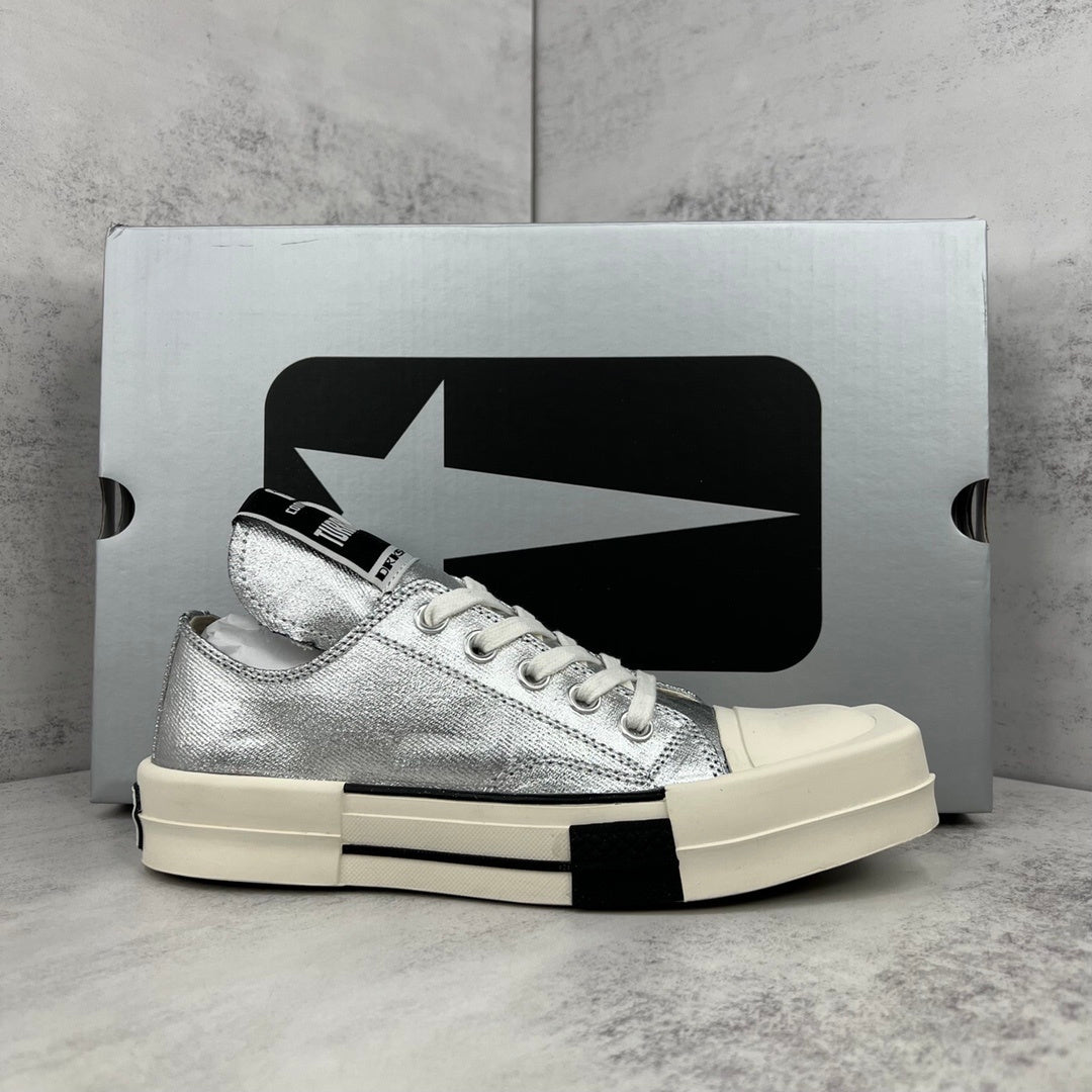 Rick Owens x Converse TURBODRK Low "Silver"