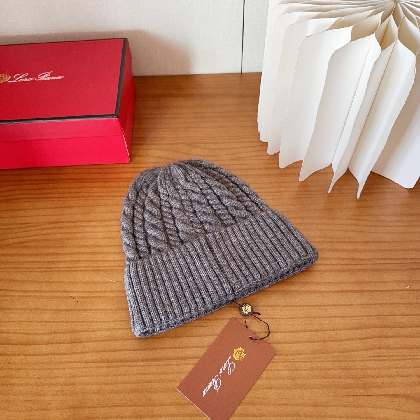 Loro Piana Wool Beanie "Grey"