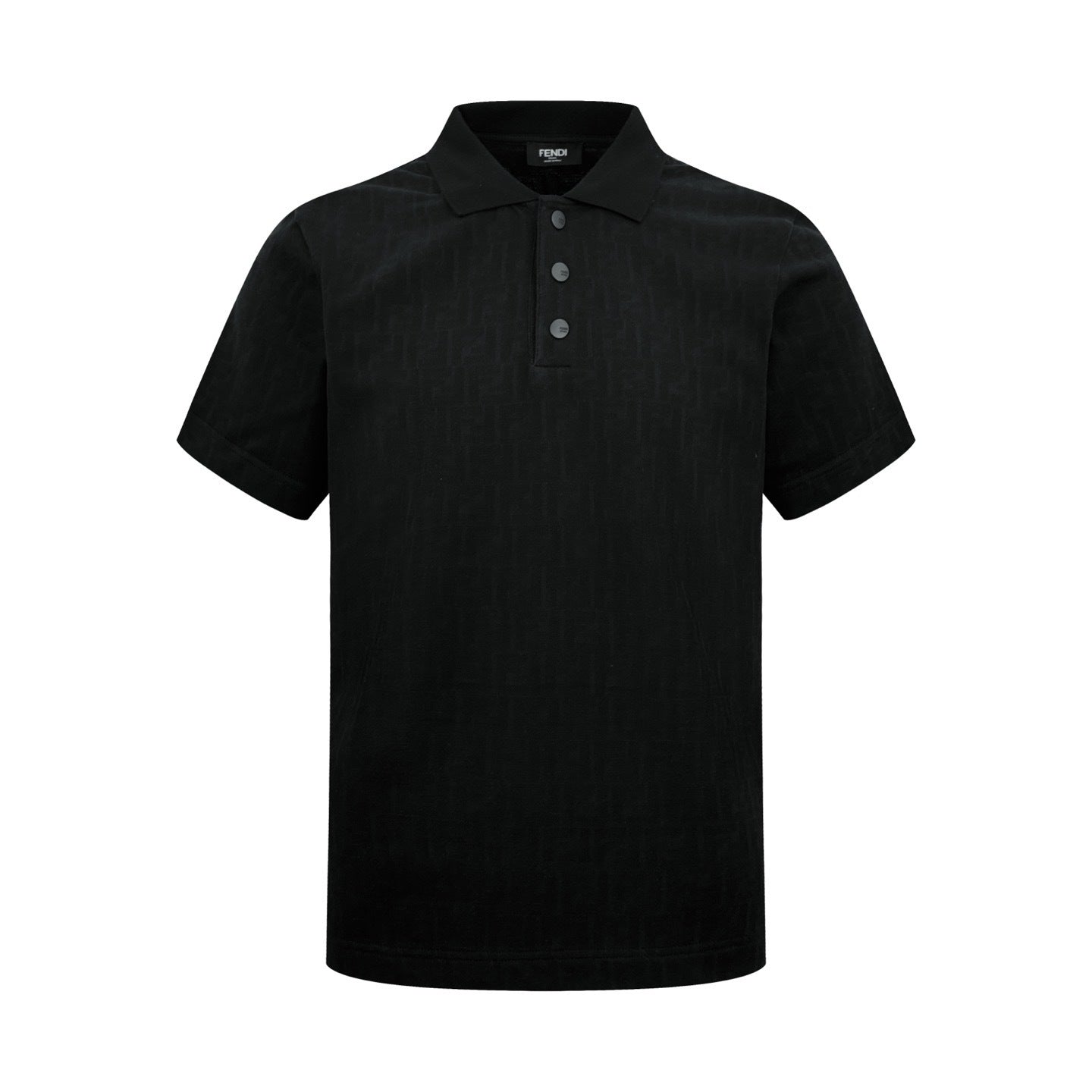 Fendi FF Monogram Polo T-Shirt "Black"