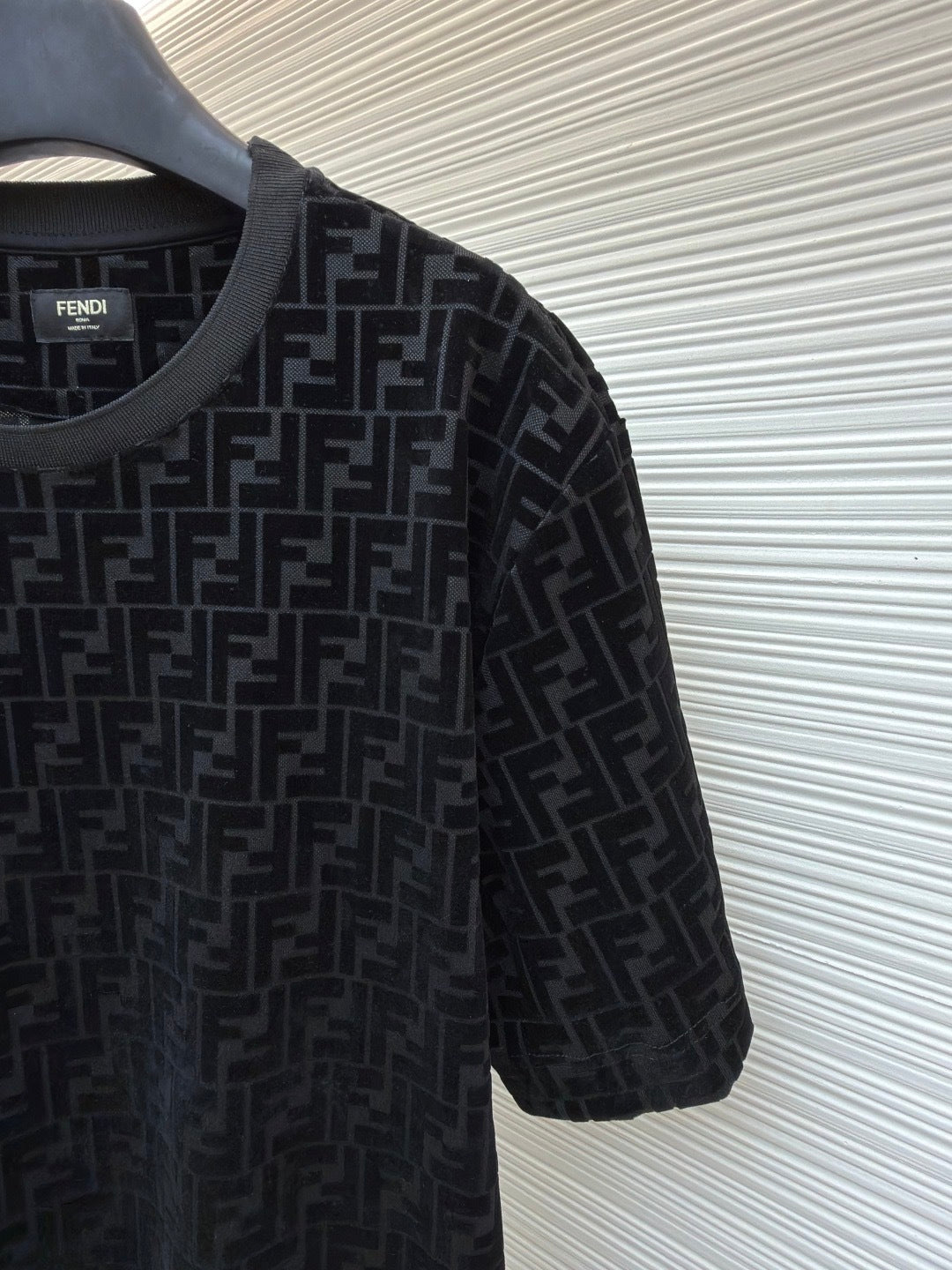 Fendi FF Monogram T-Shirt "Black"